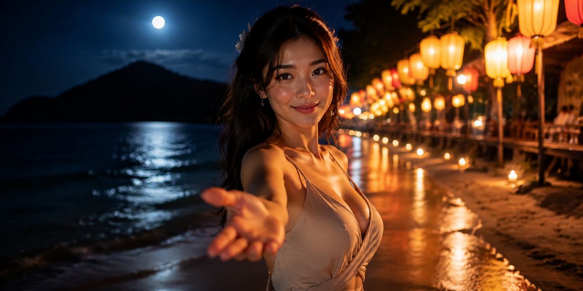 Không khí giải trí và đèn lồng Hội An tượng trưng cho sự kết hợp văn hóa và giải trí trực tuyến